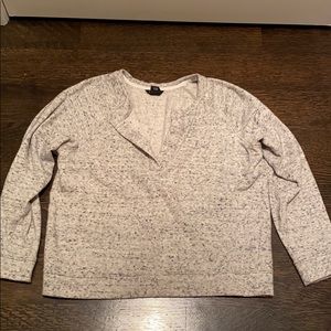 grey club monaco 3/4 sleeve sweater